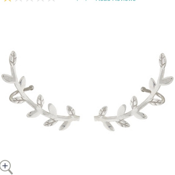 NWOT Vicenza Sterling Silver Vine Ear Climbers - Picture 7 of 8